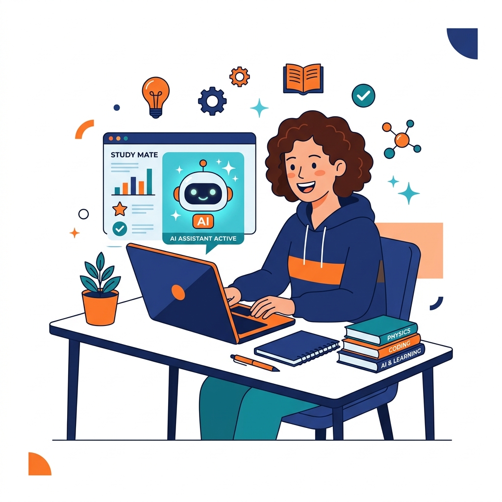 Siswa belajar dengan asisten AI Mentora